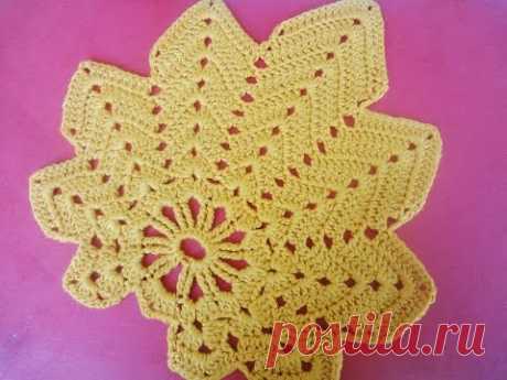 Кленовый лист The maple leaf Crochet