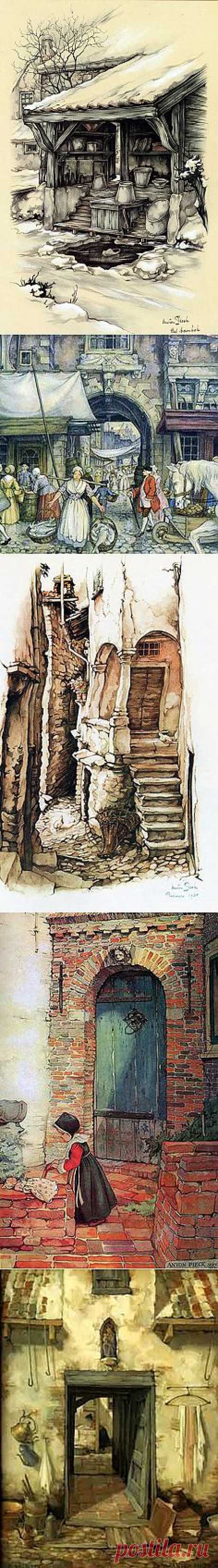 Anton Pieck | Svart - Vitt