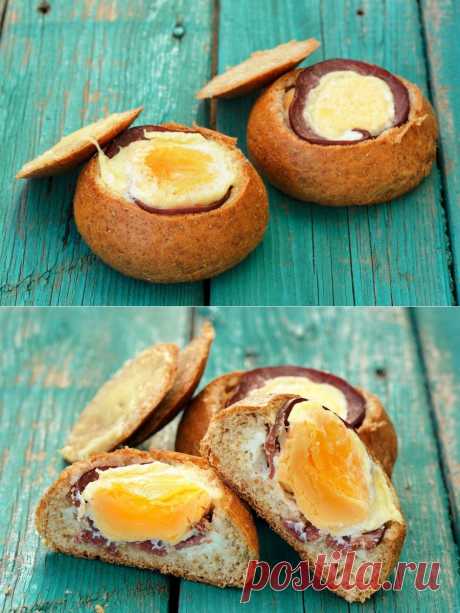 Запеченные бутерброды с яйцом и ветчиной - рецепт - как приготовить - ингредиенты, состав, время приготовления - Леди Mail.Ru