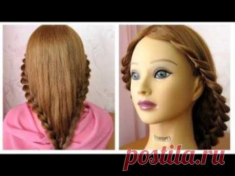 Tuto coiffure simple et rapide pour tous les jours 💫 cheveux long/mi long 💫 Coiffure avec tresse