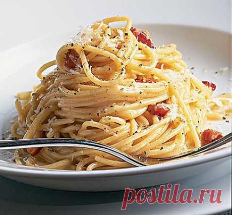 Рецепты спагетти карбонара.