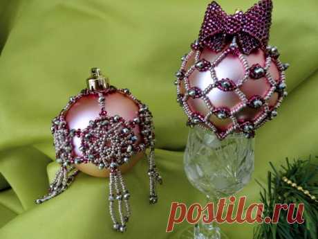 Beautiful beaded Christmas Balls | Beads Magic