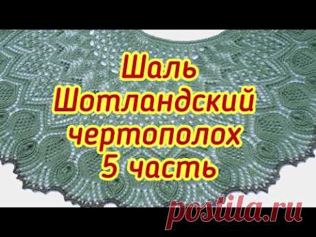 Шаль Шотландский чертополох - 5 часть с 75 по 88 ряд