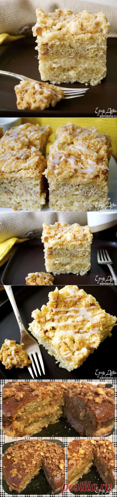 Банановый торт &quot;Сладкая Крошка&quot; (Banana Crumb Cake) | Кулинарные рецепты от «Едим дома!»