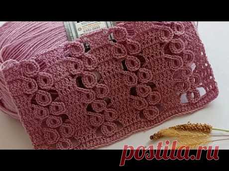 NEW DESIGN ❗Crochet knitting pattern that you will see for the first time 💯 Crochet stitch