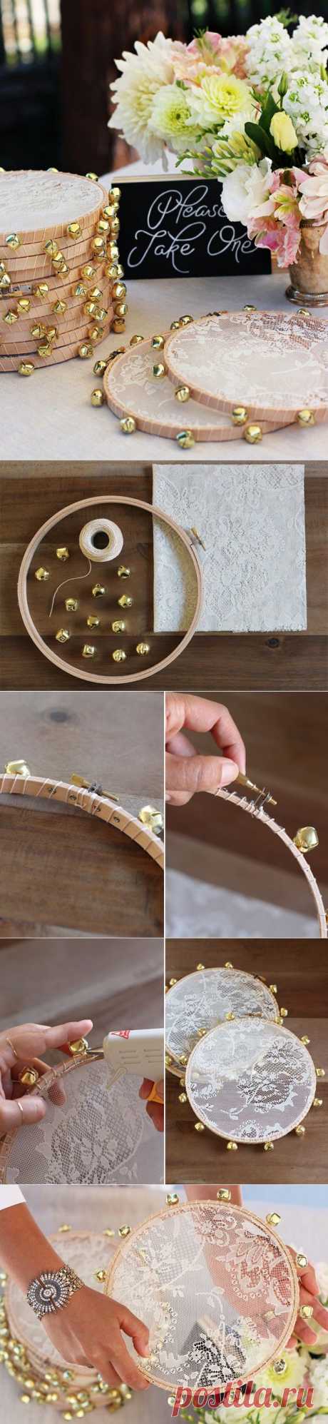 DIY Lace Tambourine