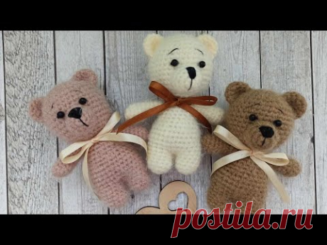 Медвежонок вязаный крючком/crochet bear/Häkelbär