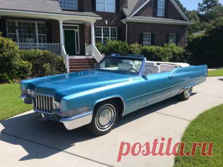 Оригинал 1970 Cadillac Deville кабриолет для продажи