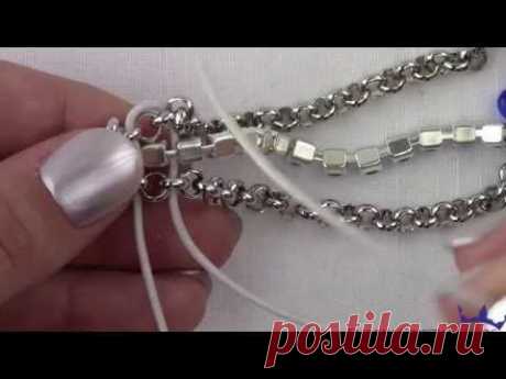 Rolo Cup Chain Bracelet tutorial