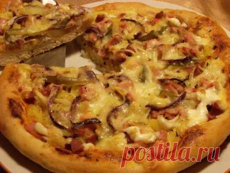 Пицца с ветчиной и картофелем - Леди Mail.Ru
