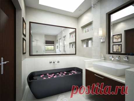 Как улучшить интерьер маленькой ванной комнаты: 10 классных идей - InMyRoom.ru