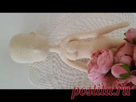 Realistic crochet doll / how to attached doll arms