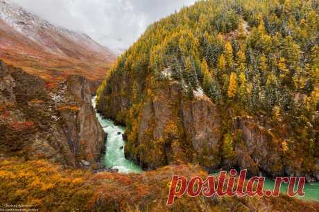 Пороги на Чуе.
Республика Алтай, Улаганский район, Мажойский каскад на реке Чуя.