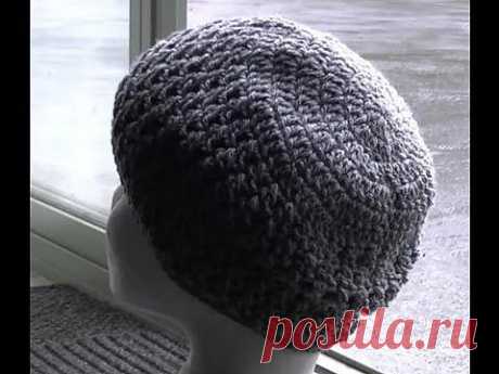 ▶ Cross Stitch Hat Crochet Tutorial - YouTube