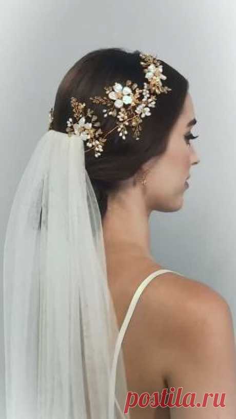 #crown #FLORIANA #garland #Hair #HAIRPINSflower #tiara #Wedding