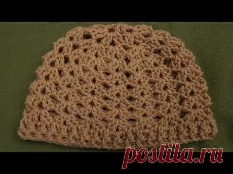 The Double V Stitch Hat - Crochet Tutorial! Quick & Easy! 👍