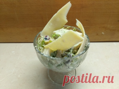 Салат-коктейль с фруктами и сыром рецепт с фото пошагово