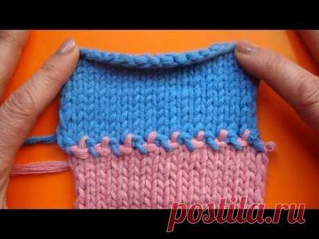 Bind off Knitting Закрытие петель на спицах 64