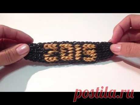 ▶ БРАСЛЕТ 2015 из резиночек Rainbow Loom, Урок 14 - YouTube