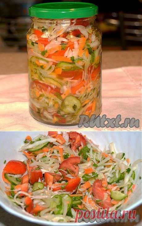Рецепт овощного салата на зиму (рецепт с фото) | RUtxt.ru