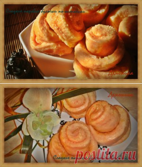 Сладкие паровые булочки по-китайски - кулинарный рецепт