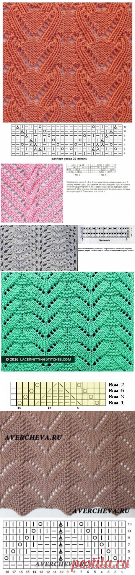 Много очень красивых узоров на спицах — Сделай сам, идеи для творчества - DIY Ideas