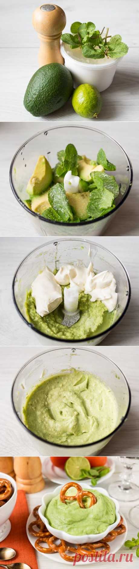 Дип из авокадо с мятой - Пошаговый рецепт с фото | Закуски | Соусы, дипы, приправы | Вкусный блог - рецепты под настроение