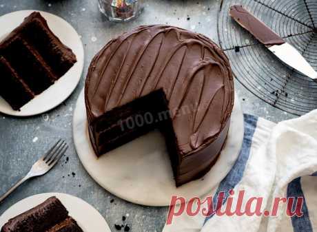 Торт Пища дьявола шоколадный рецепт с фото - 1000.menu