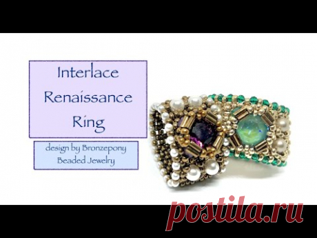 Interlace Renaissance Ring or make it longer for a Bracelet !