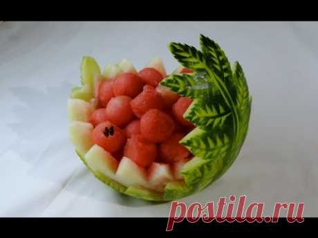 WATERMELON CARVED by J.Pereira Art Carving Fruits and vegetables