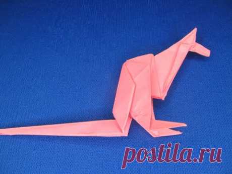 КЕНГУРУ ИЗ БУМАГИ БУМАЖНАЯ КЕНГУРУ HOW TO MAKE PAPER KANGAROO