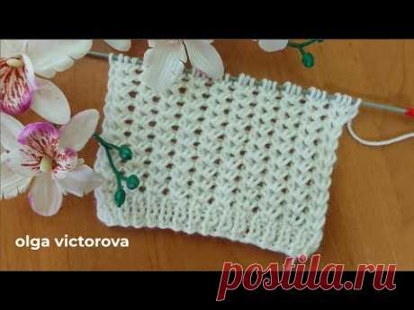 КРАСИВЕЙШИЙ УЗОР СПИЦАМИ 1128 Узоры спицами KNITTING PATTERNS