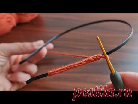 Super Easy Crochet Knitting - Tığ İşi Çok Kolay  Çok Güzel Örgü Modeline Bayila