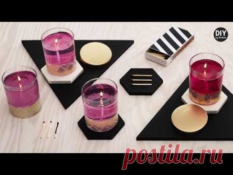 DIY by Panduro: Cast gel candles