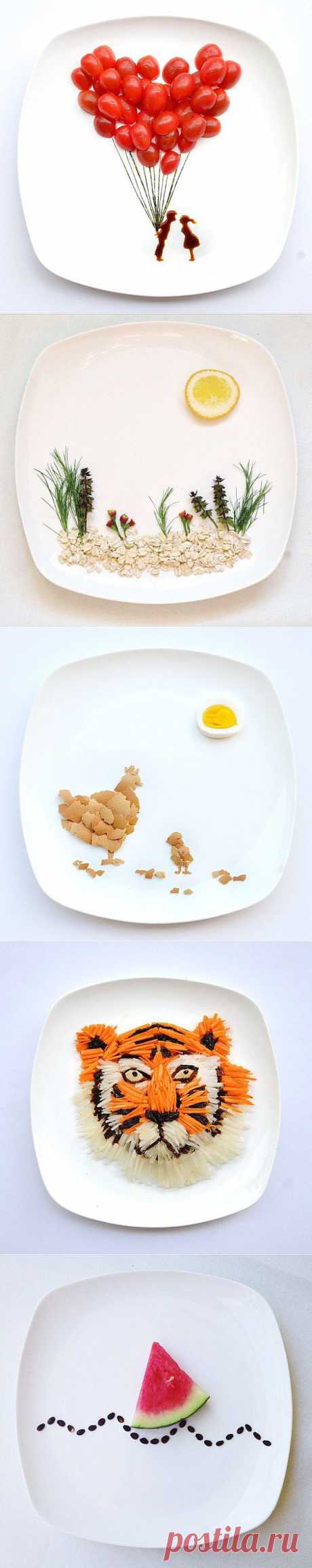 Картины из еды от художницы Hong Yi (8 фото) » Самые интересные факты. Интересные факты. Всё самое интересное в мире.
