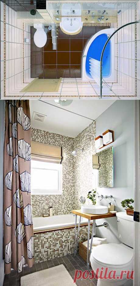 Приемы и хитрости для маленьких ванных комнат - Школа ремонта