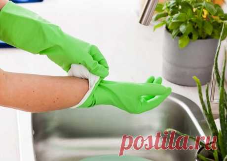 Как защитить руки при работе по дому без хозяйственных перчаток: простой способ. Вариант для тех, кто не любит работать в перчатках.