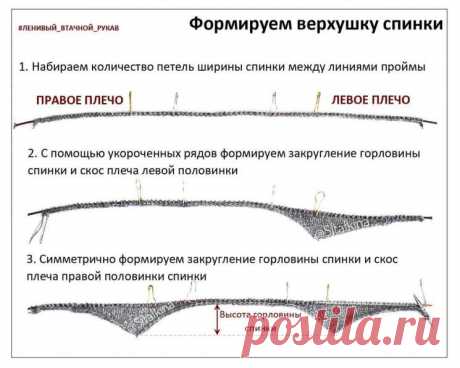 “Втачной” рукав по кругу при вязании сверху (Уроки и МК по ВЯЗАНИЮ) – Журнал Вдохновение Рукодельницы