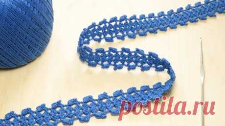 Ленточное кружево вязание крючком мастер-класс crochet lace