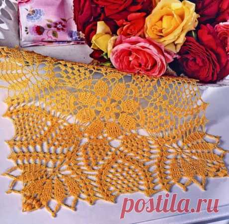 Crochet Art: Crochet Doily Pattern - Beautiful Square Doily