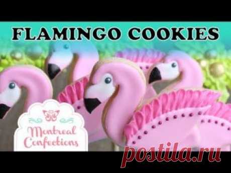 How to make Flamingo Cookies - Fancy Flamingo Cookie Bouquet