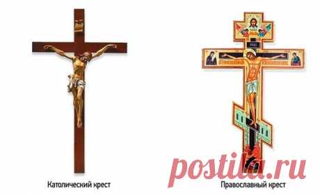 Почему православный крест отличается от католического?