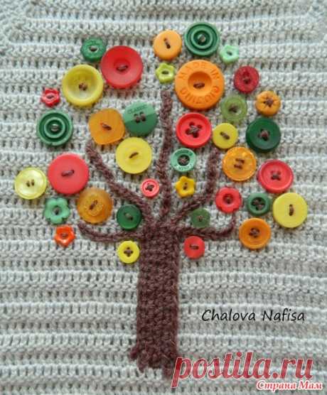 Кофточка с пуговичным деревом - Вязание для детей - Страна Мам