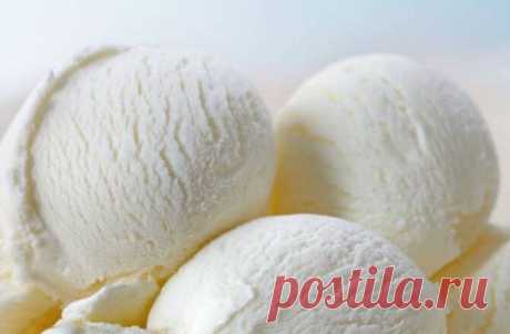 Молочное мороженое на белках и желатине