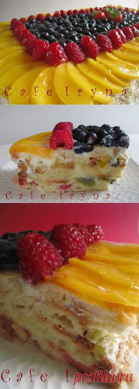 Сafe Iryna: Воздушный фруктовый торт