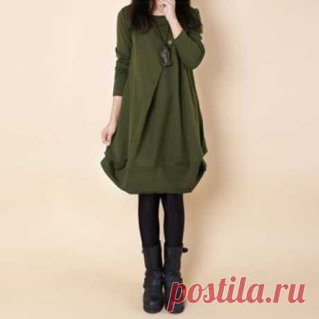 Casual Loose Knitted Fashion Oversize Warm Dress with Sleeves in Boho Style  New stylish Casual Loose Knitted Fashion Oversize Warm Dress with Sleeves in Boho Style in our spring-summer collection.

This dress is suitable for any shape and age as well as for any occasion. It will be equally convenient at home and on vac...