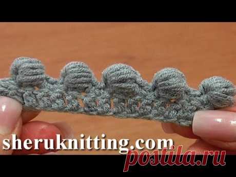 Work Puffy Bullion Block Stitch Crochet Tutorial 40 Part 3 of 7 Great Trimming Idea