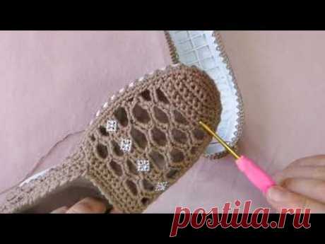 Espadrile crosetate Claudia