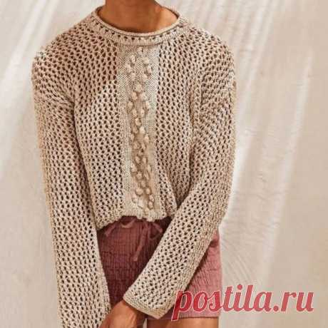 Вяжем женский свитерок. 7 моделей со схемами | Вязание с Paradosik_Handmade | Дзен