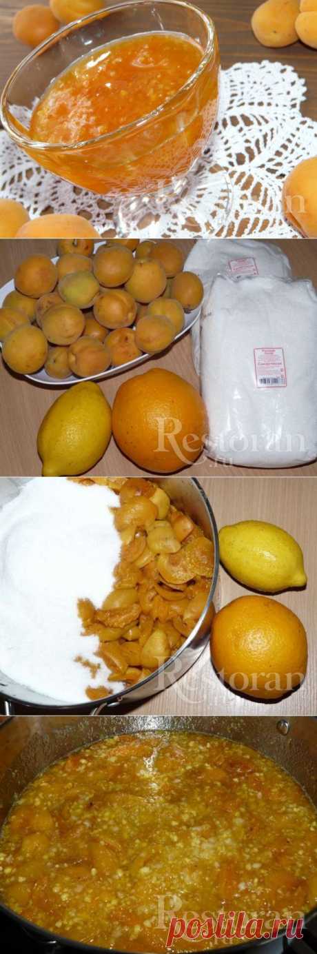 Абрикосовое варенье с лимоном и апельсином